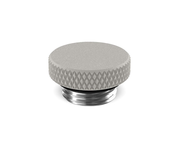 PrimoChill G 1/4in. SX Knurled Stop Fitting (No slot) - PrimoChill - KEEPING IT COOL TX Matte Silver