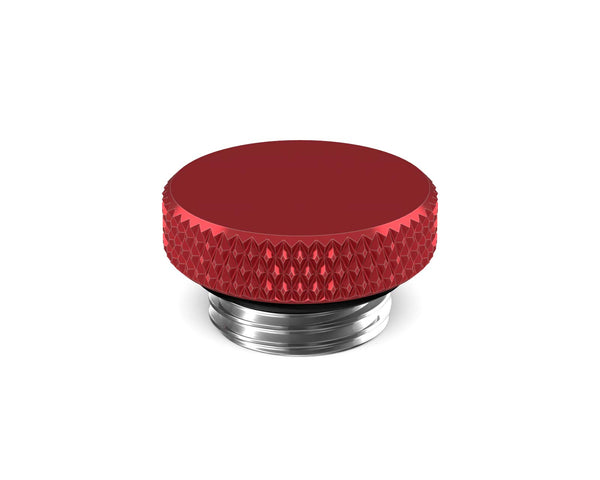 PrimoChill G 1/4in. SX Knurled Stop Fitting (No slot) - PrimoChill - KEEPING IT COOL Candy Red