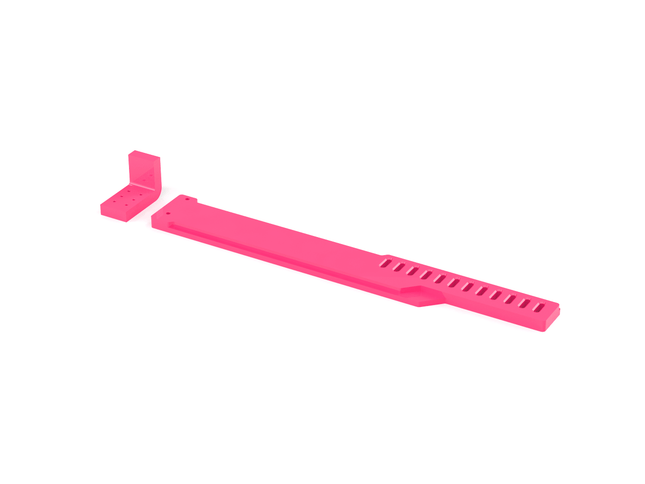 PrimoChill Universal Aluminum SX GPU Support Bracket - PrimoChill - KEEPING IT COOL UV Pink