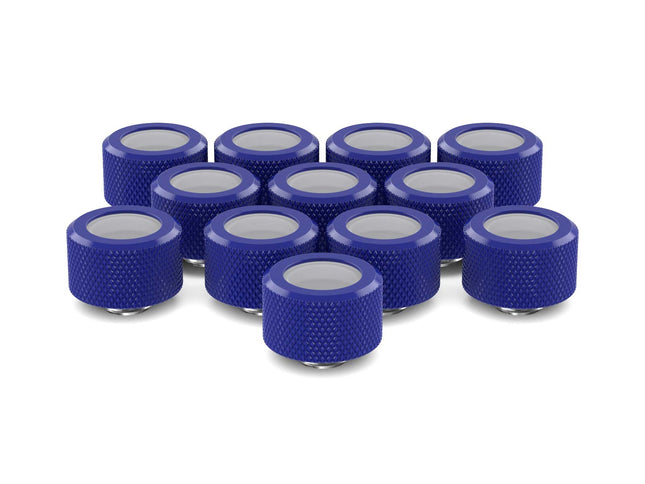 PrimoChill 16mm OD Rigid SX Fitting - 12 Pack - PrimoChill - KEEPING IT COOL True Blue
