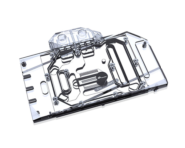 Bykski Full Coverage GPU Water Block and Backplate for ASUS DUAL 6600XT O8G OC Edition (A-AS6600XT-X) - PrimoChill - KEEPING IT COOL