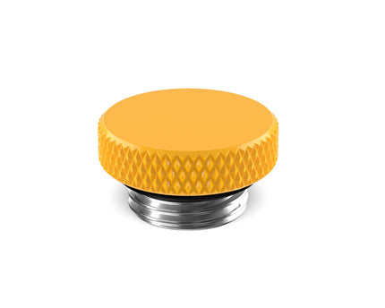 PrimoChill G 1/4in. SX Knurled Stop Fitting (No slot) - PrimoChill - KEEPING IT COOL Yellow