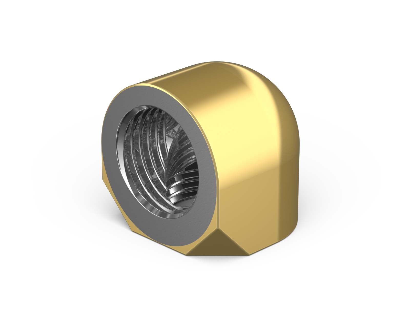 PrimoChill Female to Female G 1/4in. 90 Degree SX Elbow Fitting - PrimoChill - KEEPING IT COOL Candy Gold