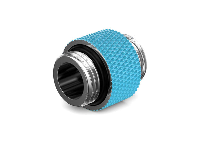PrimoChill Dual Male G 1/4in. SX Extension Coupler - PrimoChill - KEEPING IT COOL Sky Blue