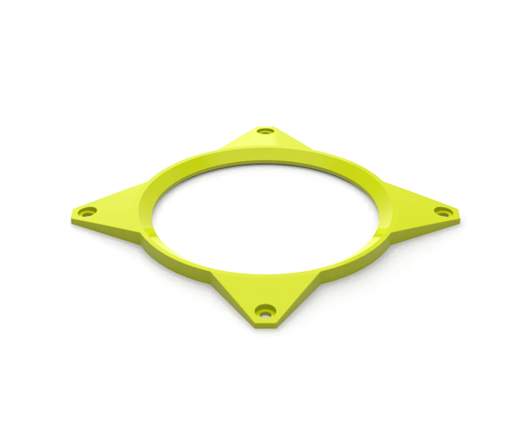 PrimoChill 140mm Aluminum SX Fan Cover - PrimoChill - KEEPING IT COOL Lime Yellow