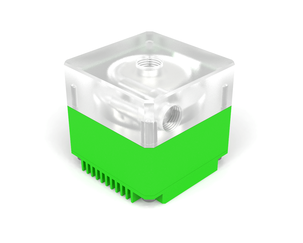 PrimoChill Enhanced SX DDC Liquid Cooling 12V Pump Kit - PWM Enabled - PrimoChill - KEEPING IT COOL UV Green
