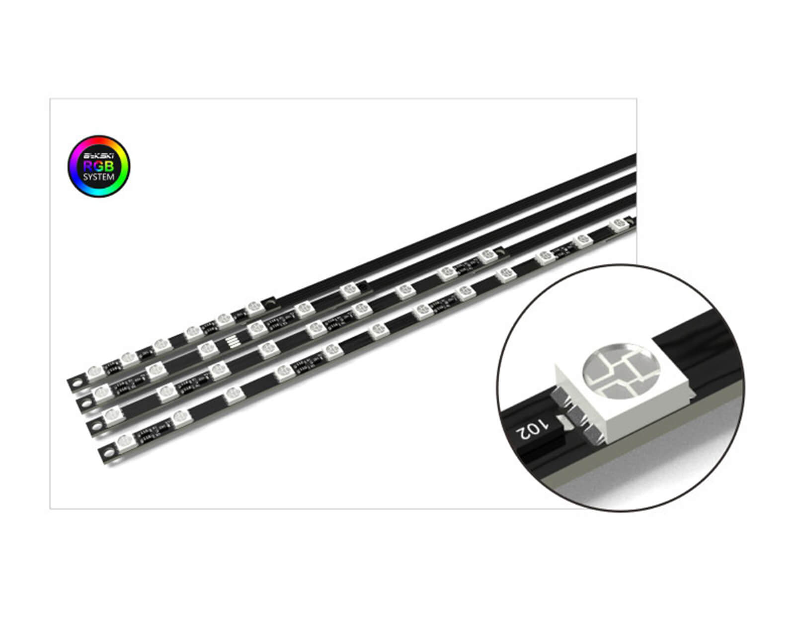 Bykski Replacement Flexible 12v RGB LED Strip - PrimoChill - KEEPING IT COOL
