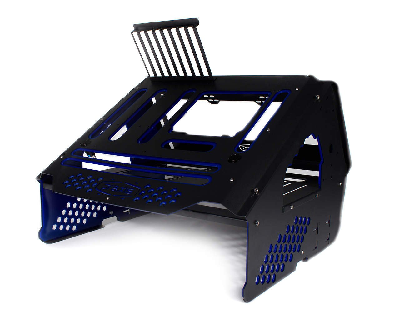 Lockable Computer Test Bench PrimoChill's Praxis Wetbench Powdercoated Steel Modular Open Air Compu ...