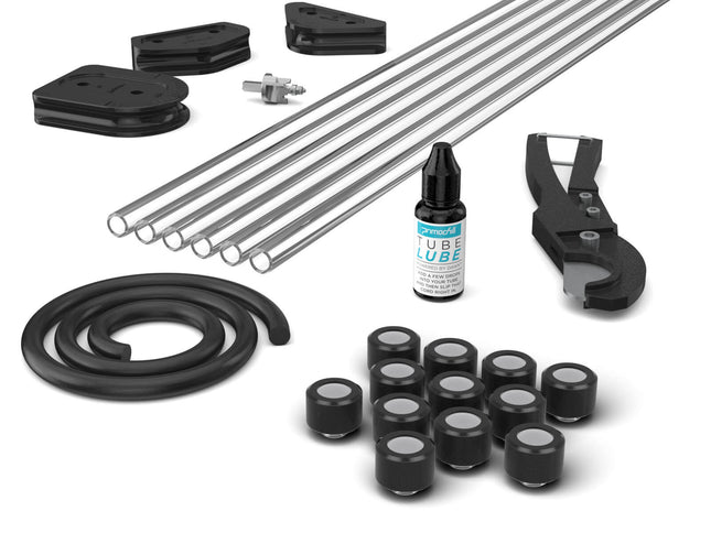 PrimoChill Complete PETG / RMSX 14mm Combo Pack - PrimoChill - KEEPING IT COOL Satin Black
