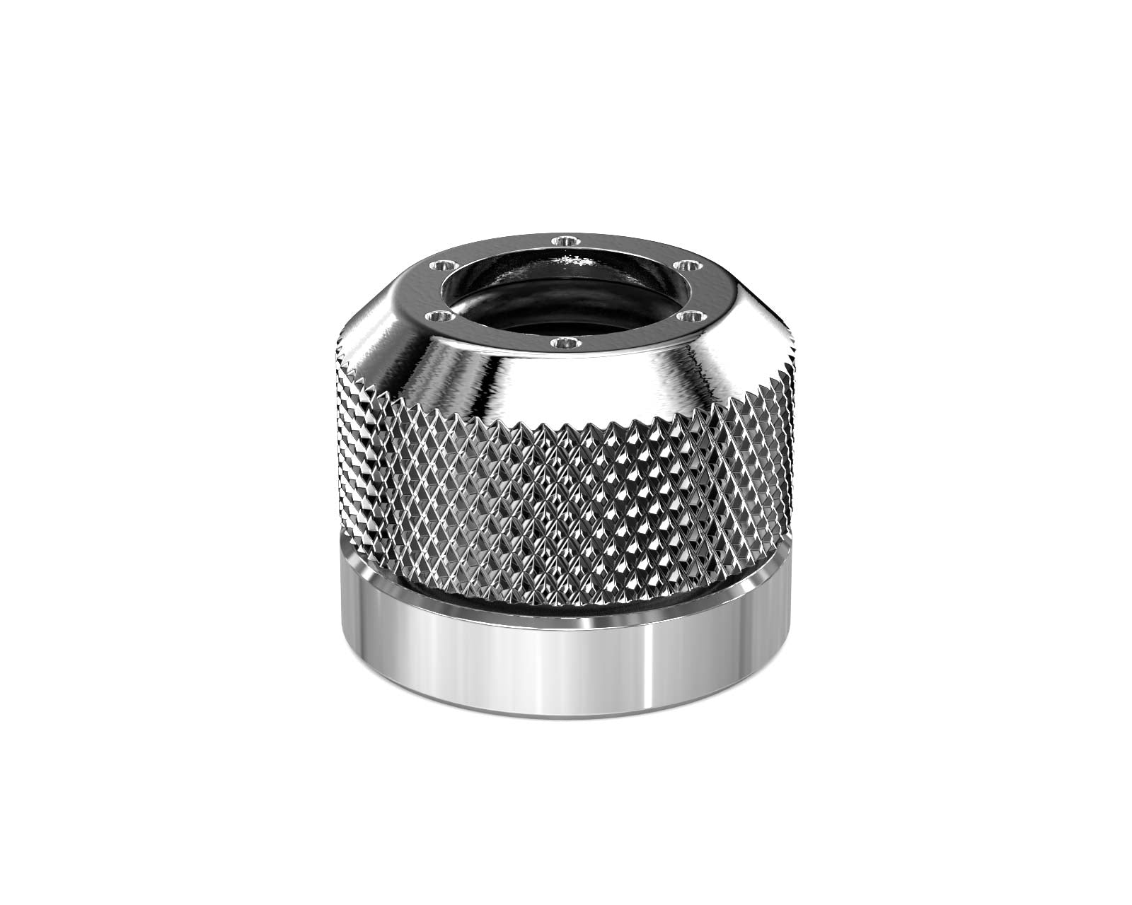 PrimoChill 1/2in. Rigid RevolverSX Series Coupler G 1/4 Fitting - PrimoChill - KEEPING IT COOL Silver Nickel