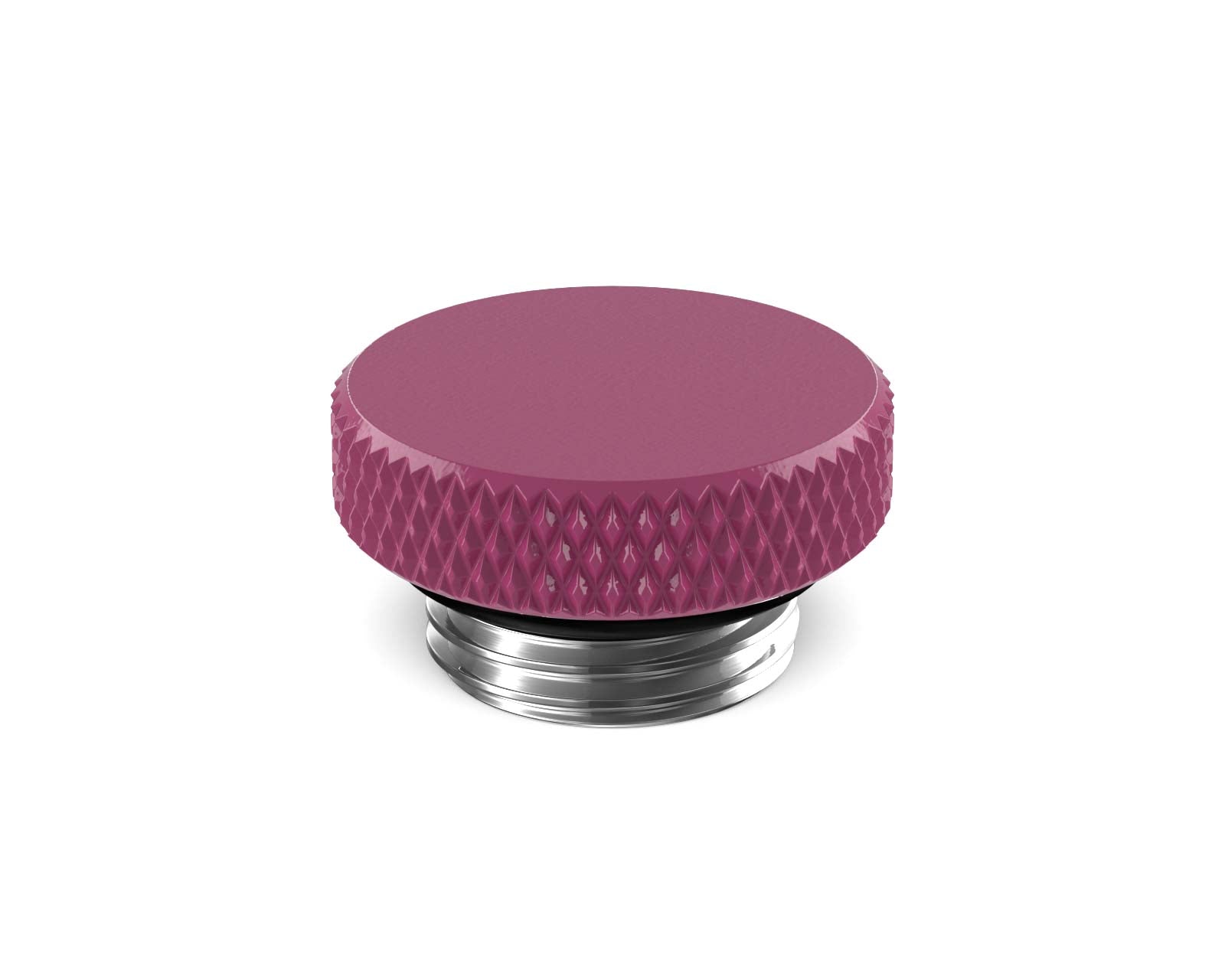 PrimoChill G 1/4in. SX Knurled Stop Fitting (No slot) - PrimoChill - KEEPING IT COOL Magenta