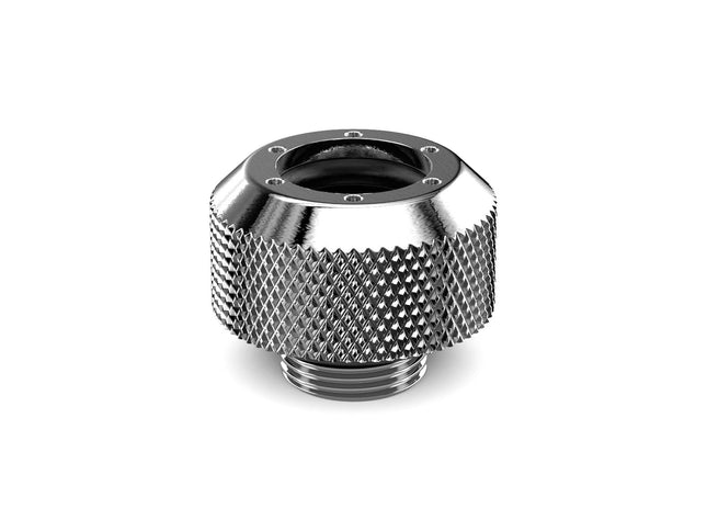 PrimoChill 1/2in. Rigid RevolverSX Series Fitting - PrimoChill - KEEPING IT COOL Silver Nickel