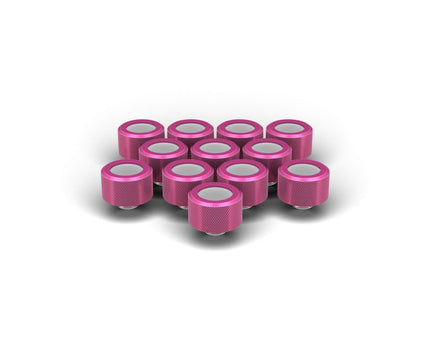 PrimoChill 16mm OD Rigid SX Fitting - 12 Pack - PrimoChill - KEEPING IT COOL Candy Pink