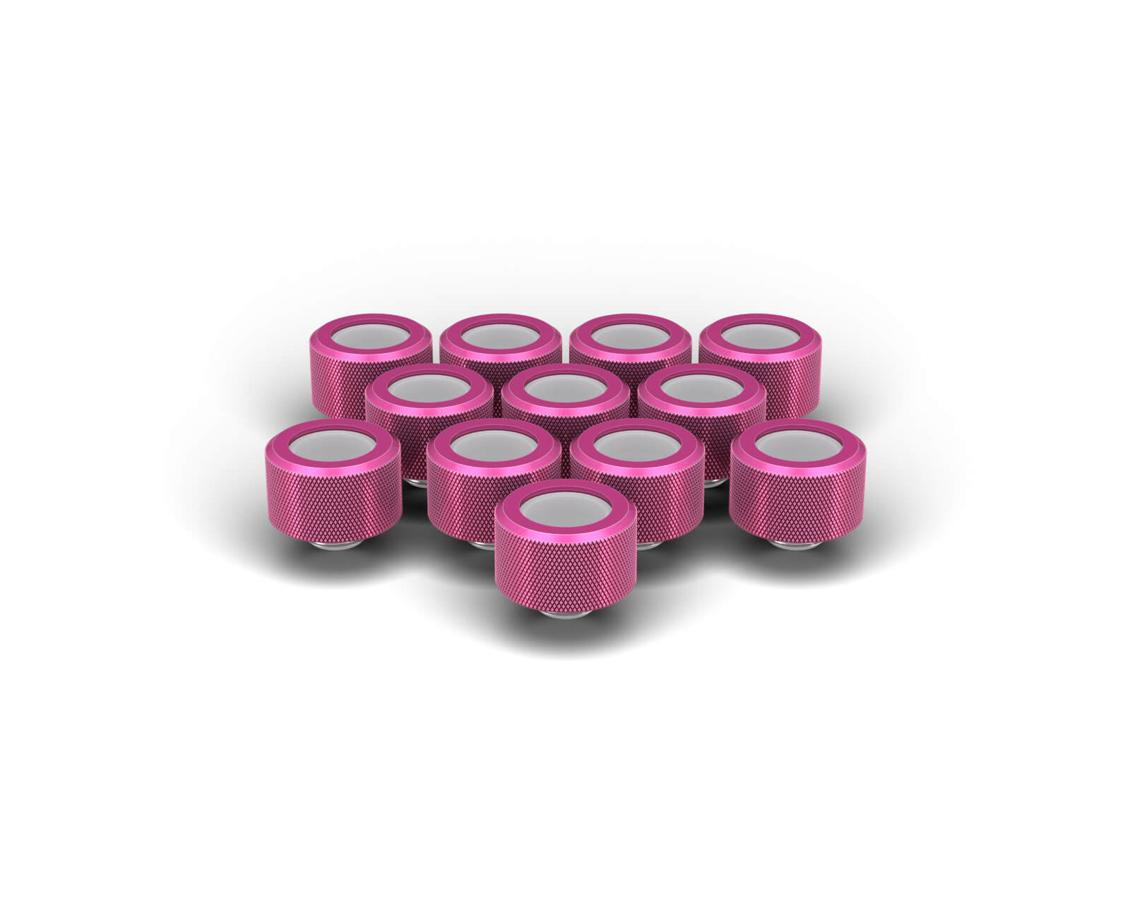 PrimoChill 16mm OD Rigid SX Fitting - 12 Pack - PrimoChill - KEEPING IT COOL Candy Pink