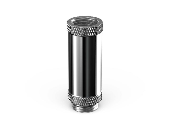 PrimoChill Male to Female G 1/4in. 40mm SX Extension Coupler - PrimoChill - KEEPING IT COOL Silver Nickel