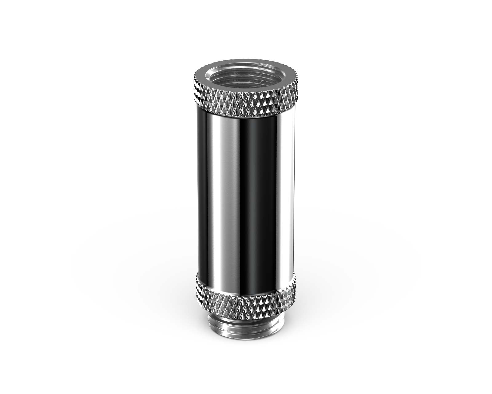 PrimoChill Male to Female G 1/4in. 40mm SX Extension Coupler - PrimoChill - KEEPING IT COOL Silver Nickel