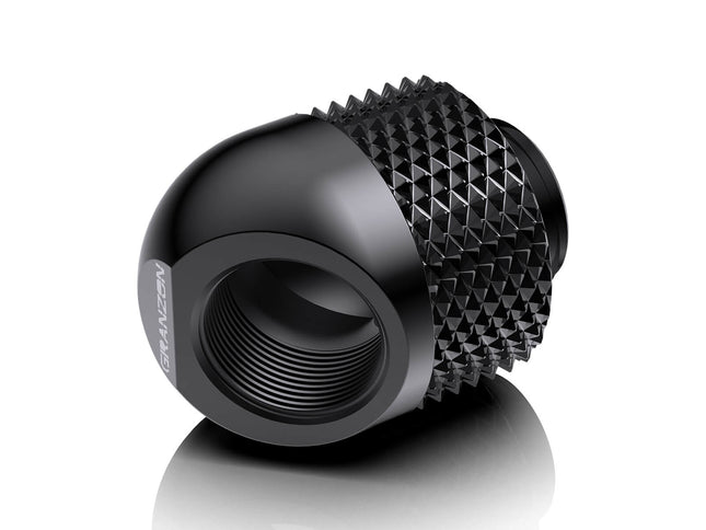 Granzon G 1/4in. Male to Female 45 Degree Rotary Elbow Fitting (GD-45) - PrimoChill - KEEPING IT COOL
