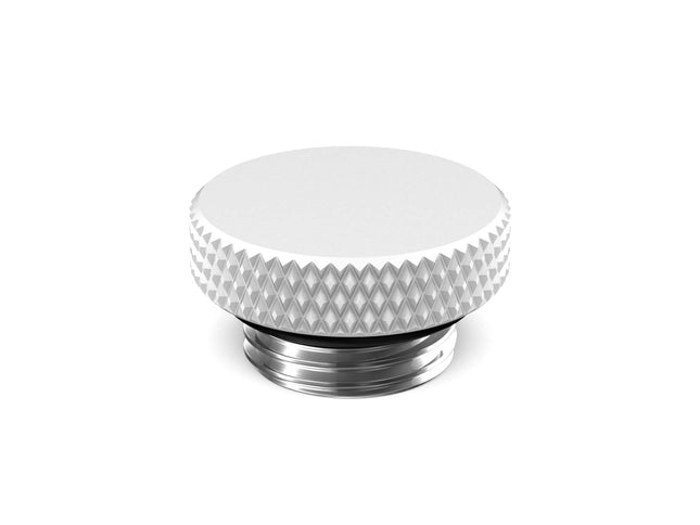 PrimoChill G 1/4in. SX Knurled Stop Fitting (No slot) - PrimoChill - KEEPING IT COOL Sky White