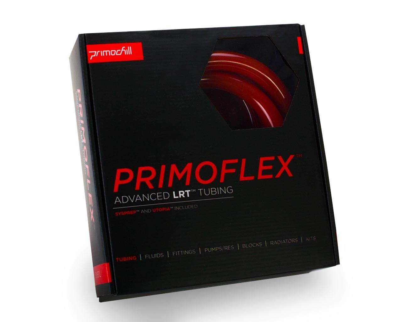 PrimoFlex Advanced LRT Soft Flexible Tubing - 7/16in.ID x 5/8in.OD, 10 feet - PrimoChill - KEEPING IT COOL Bloodshed Red