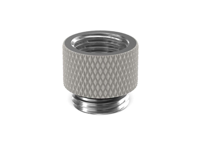 PrimoChill Male to Female G 1/4in. 10mm SX Extension Coupler - PrimoChill - KEEPING IT COOL TX Matte Silver