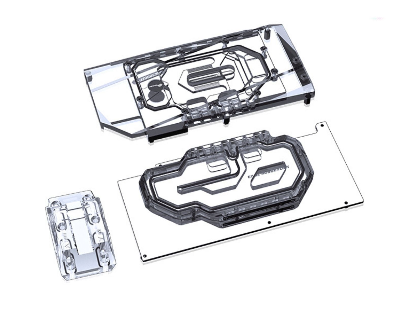 Bykski Full Coverage GPU Water Block w/ Integrated Active Backplate For Colorful iGame Battle-Axe GeForce RTX 3090 24G/3080TI/3080 (N-IG3090ZF-TC-V2)