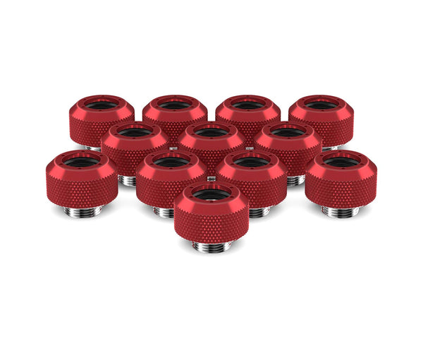 PrimoChill 1/2in. Rigid RevolverSX Series Fitting - 12 pack - PrimoChill - KEEPING IT COOL Candy Red