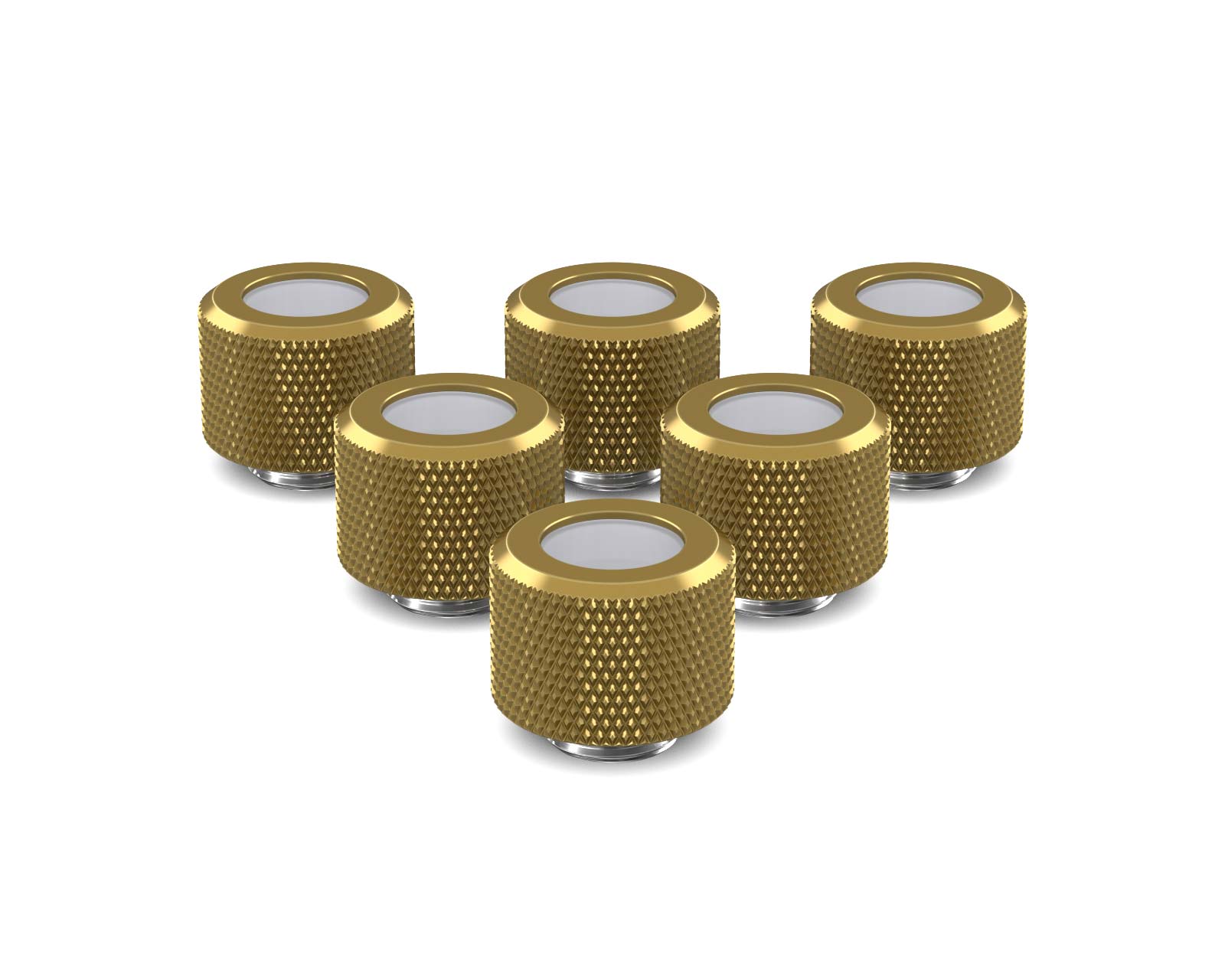 PrimoChill 12mm OD Rigid SX Fitting - 6 Pack - PrimoChill - KEEPING IT COOL Candy Gold