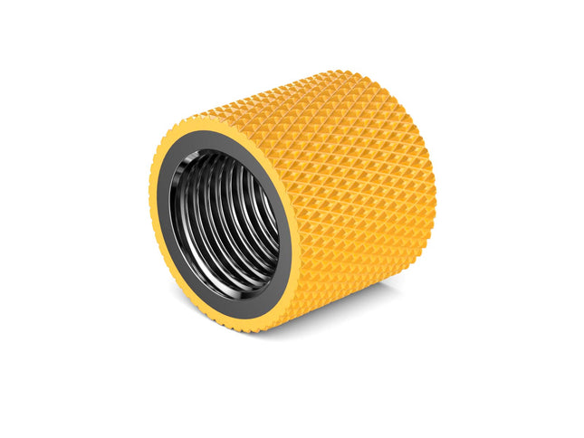 PrimoChill Dual Female G 1/4in. Straight SX Extension Coupler - PrimoChill - KEEPING IT COOL Yellow