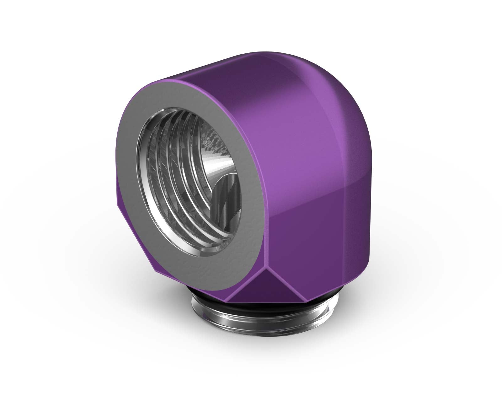 PrimoChill Male to Female G 1/4in. 90 Degree SX Elbow Fitting - PrimoChill - KEEPING IT COOL Candy Purple