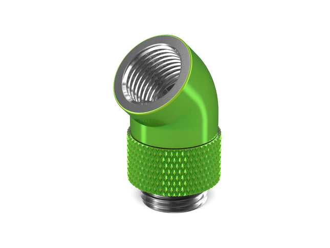 PrimoChill Male to Female G 1/4in. 45 Degree SX Rotary Elbow Fitting - PrimoChill - KEEPING IT COOL Toxic Candy