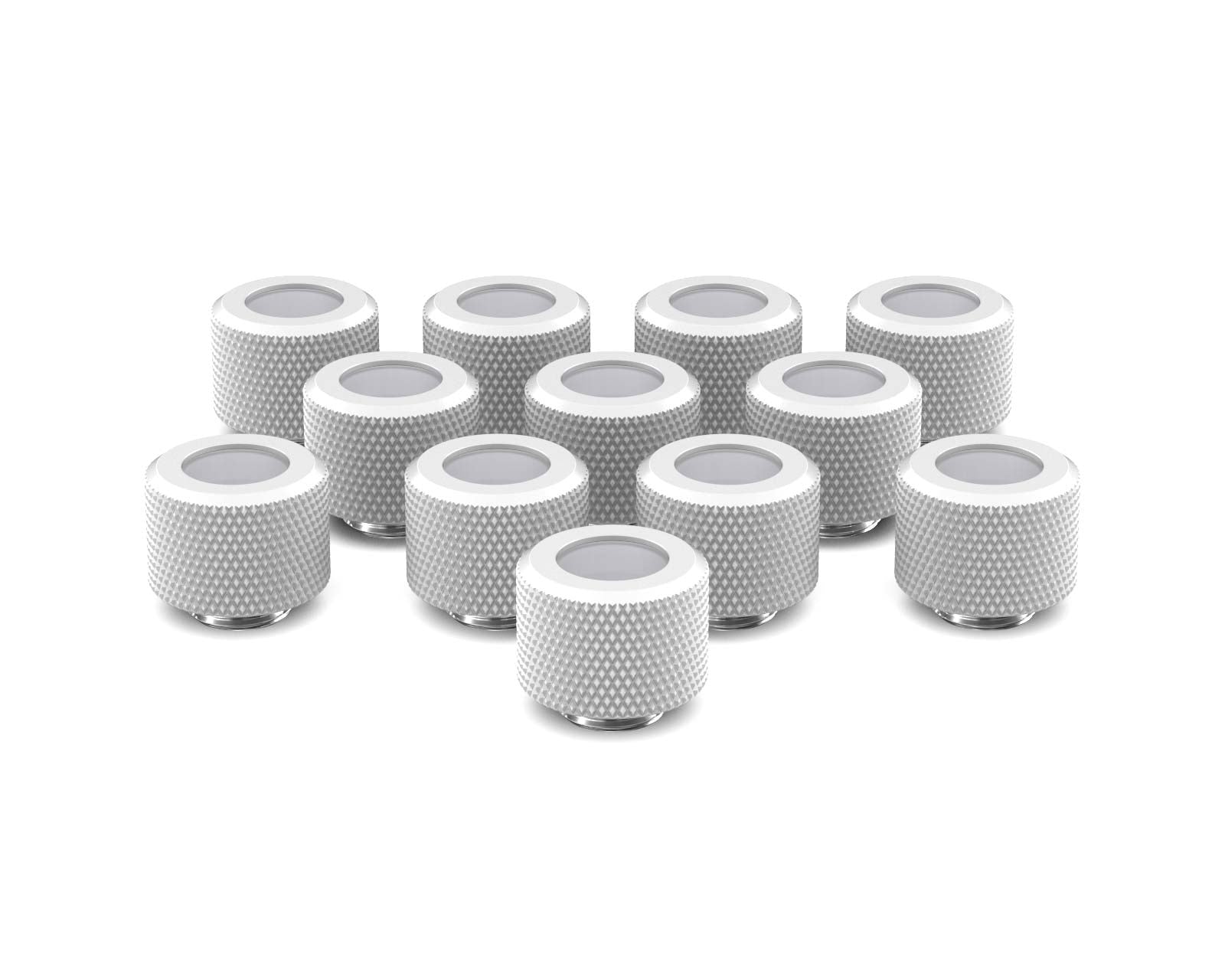 PrimoChill 12mm OD Rigid SX Fitting - 12 Pack - PrimoChill - KEEPING IT COOL Sky White