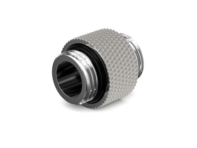 PrimoChill Dual Male G 1/4in. SX Extension Coupler - PrimoChill - KEEPING IT COOL TX Matte Silver