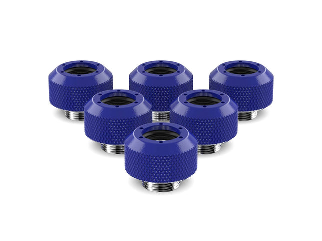 PrimoChill 1/2in. Rigid RevolverSX Series Fitting - 6 pack - PrimoChill - KEEPING IT COOL True Blue