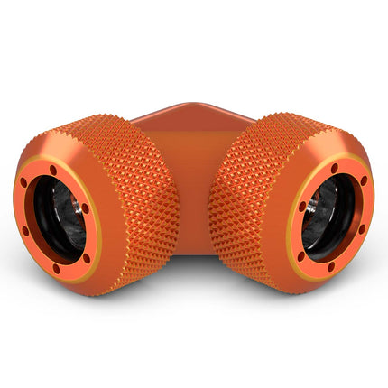 PrimoChill 1/2in. Rigid RevolverSX 90 Degree Fitting Set - PrimoChill - KEEPING IT COOL Candy Copper