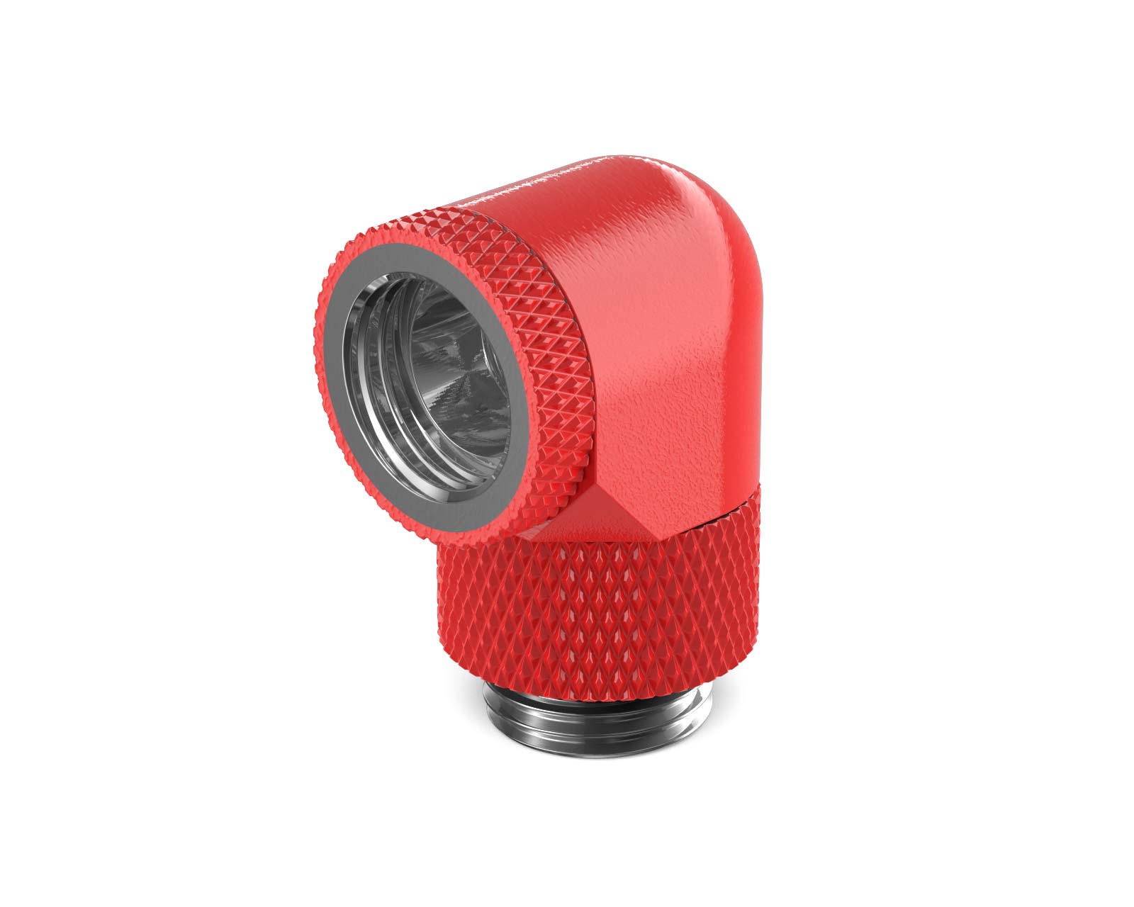 PrimoChill Male to Female G 1/4in. 90 Degree SX Dual Rotary Elbow Fitting - PrimoChill - KEEPING IT COOL Razor Red