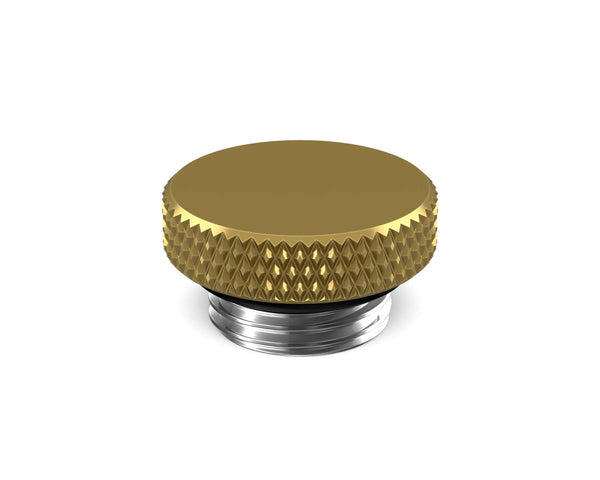 PrimoChill G 1/4in. SX Knurled Stop Fitting (No slot) - PrimoChill - KEEPING IT COOL Candy Gold
