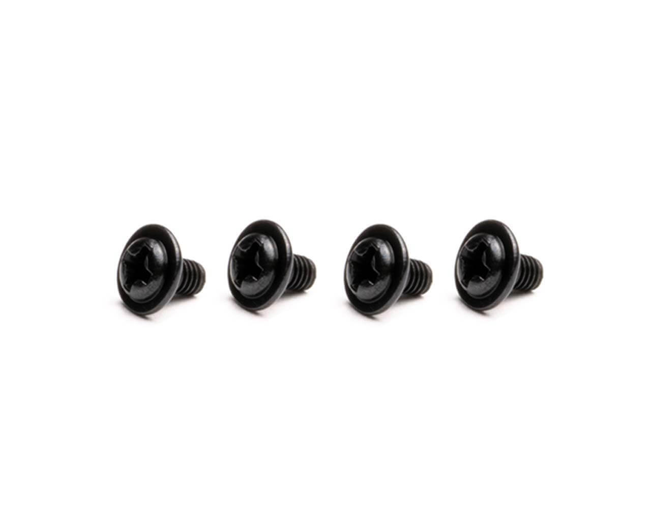 Mini Radiator Screws PrimoChill Washer Head Radiator Screws - M4 x 5mm - Black - 4 Pack ...
