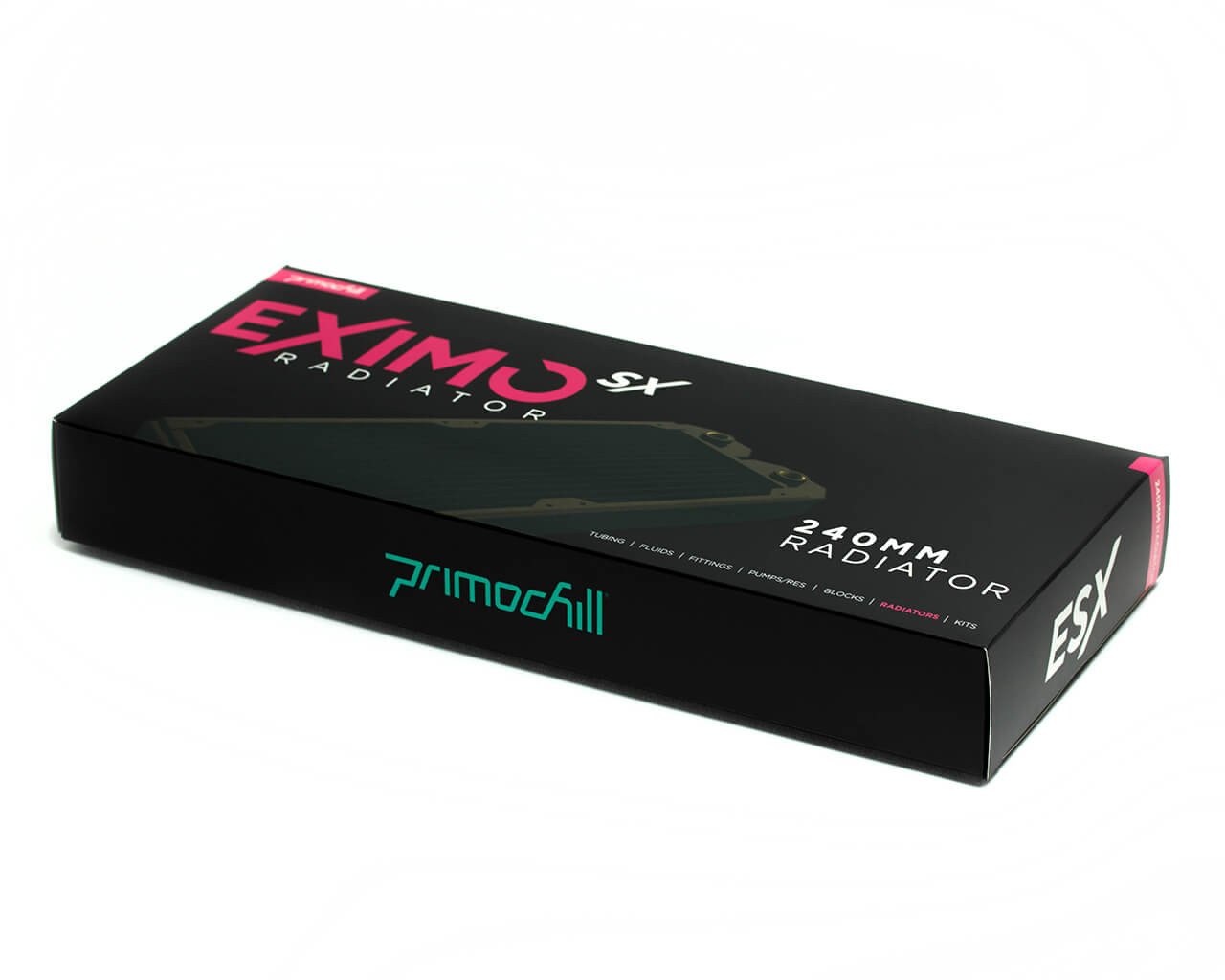 BSTOCK:PrimoChill 240mm EximoSX Slim Radiator - TX Matte Black