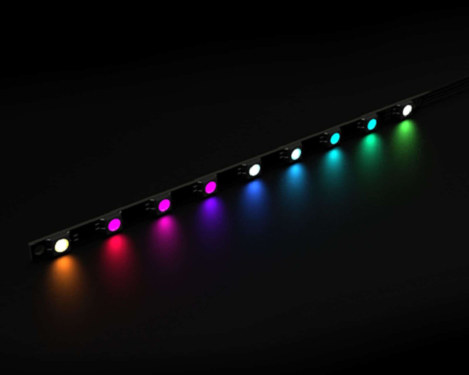 Bykski 5v Water Block Addressable RGB (RBW) LED Strip Light Version 2 - 150mm (B-VCLT-150X9RBW-V2) - PrimoChill - KEEPING IT COOL