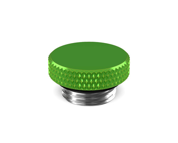 BSTOCK:PrimoChill G 1/4in. SX Knurled Nickel Stop Fitting (No slot) - Toxic Candy