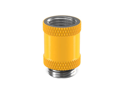 PrimoChill Male to Female G 1/4in. 20mm SX Extension Coupler - PrimoChill - KEEPING IT COOL Yellow