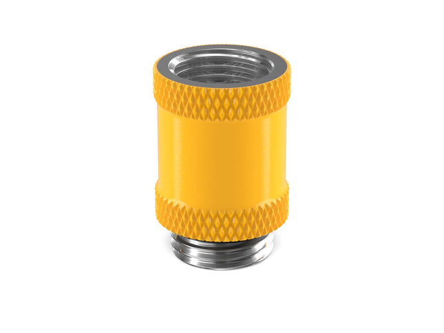 PrimoChill Male to Female G 1/4in. 20mm SX Extension Coupler - PrimoChill - KEEPING IT COOL Yellow