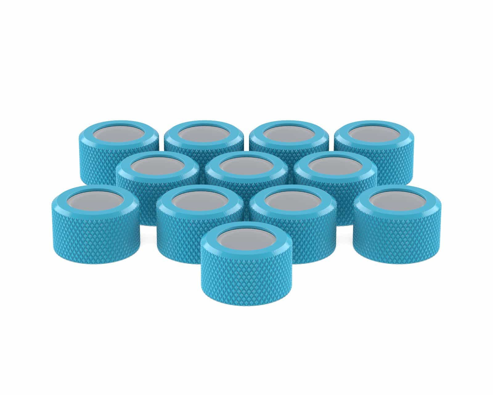 PrimoChill RMSX Replacement Cap Switch Over Kit - 16mm - Sky Blue