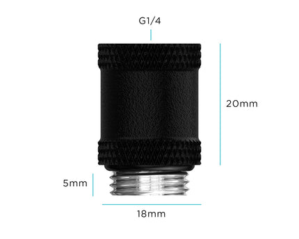 PrimoChill Male to Female G 1/4in. 20mm SX Extension Coupler - PrimoChill - KEEPING IT COOL