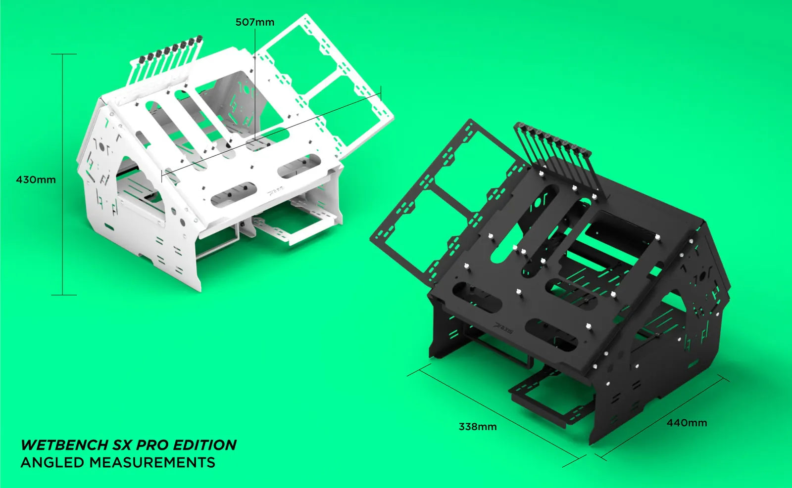 WetbenchSX angled edition with measurements